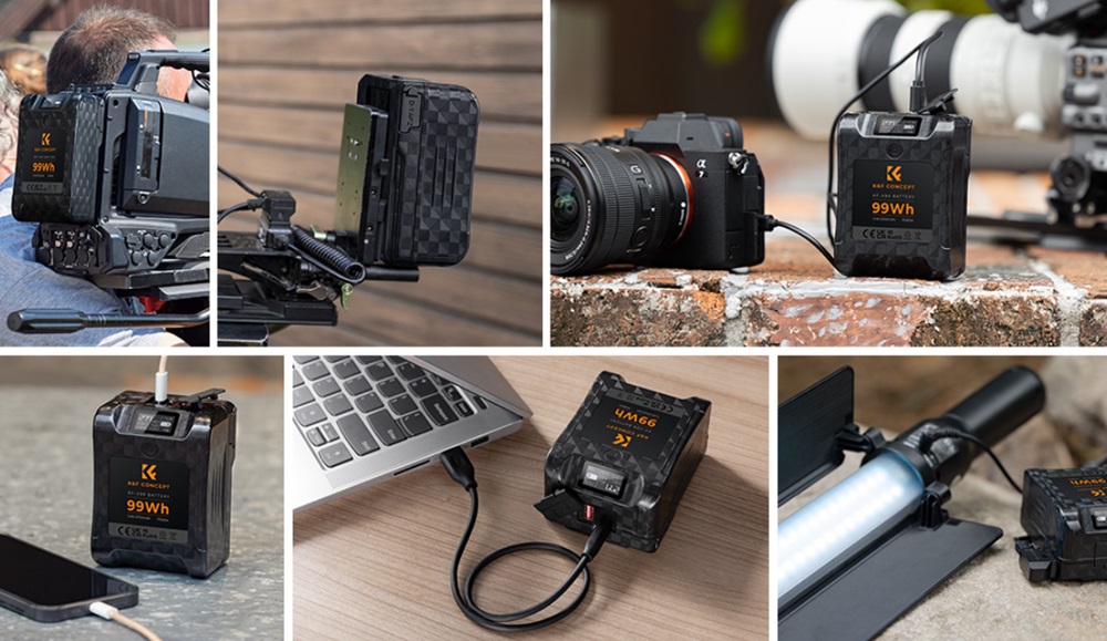 promotion batterie v mount 6700mah 99wh k&f concept
