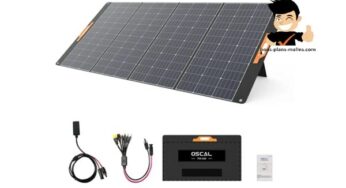 Promotion panneau solaire pliable 400W Blackview Oscal PM400 389,21€ port inclus 🌞