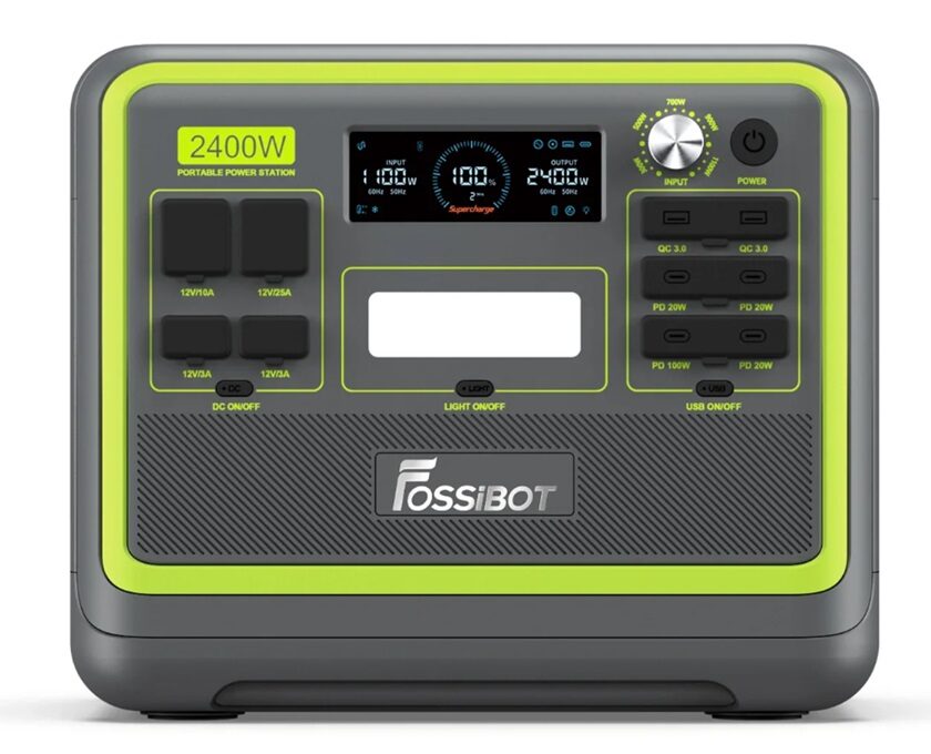 Promotion station d'alimentation portable FOSSiBOT F2400 2400W