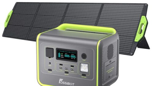 Pack centrale électrique portable FOSSiBOT F800 + panneau solaire pliable FOSSiBOT SP200 au prix attractif de 459€ port inclus