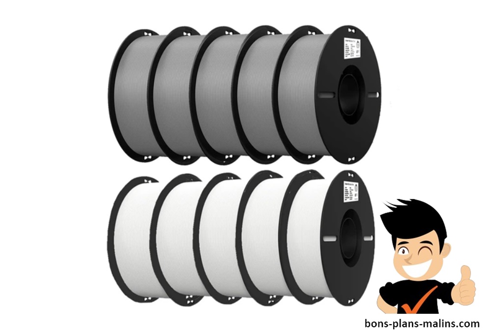promo lot de 10 rouleaux creality ender pla