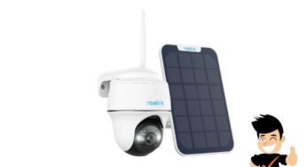 Promotion caméra WiFi Reolink Argus PT rotative avec panneau solaire à moins de 100 € !