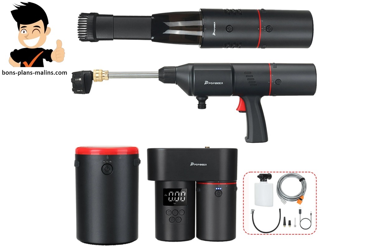 Bonne affaire sur l'accessoire multifonction sans fil POPDEER 4 en 1