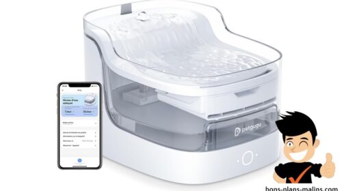 La fontaine à eau connectée Petgugu PF1 en promotion à seulement 39,99€ 💦
