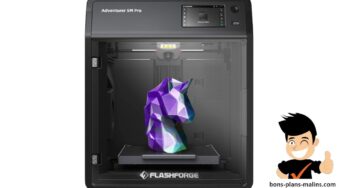 Imprimante 3D Flashforge Adventurer 5M Pro au plus bas prix de 399€