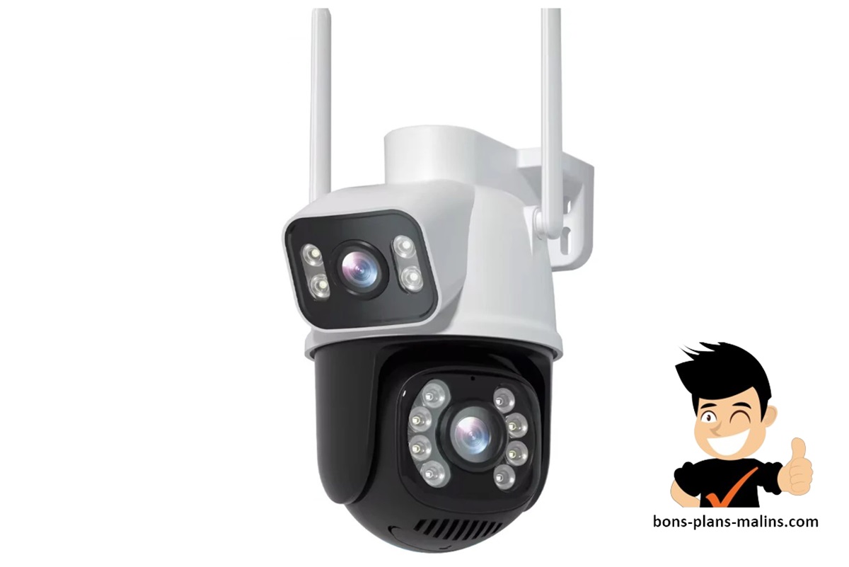Surveillance extérieure abordable : caméra Hiseeu double objectif 4K au petit prix