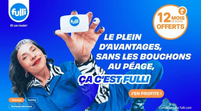 Offre Black Friday Télépéage Fulli Nomade : 12 mois offerts et frais livraison et de mise en service offerte