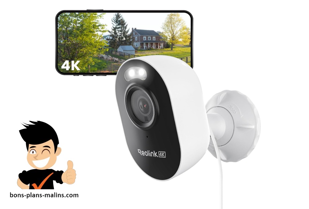 Promotion caméra de surveillance WiFi Reolink Lumus Pro 