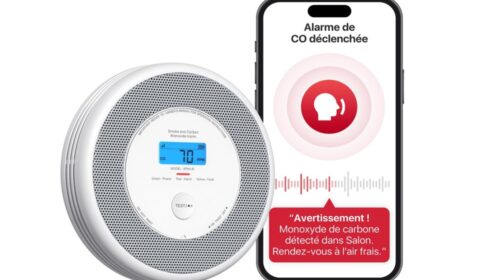 Promotion détecteur de fumée et de monoxyde de carbone connecté avec alerte vocale X-Sense XP0A-iR 37,99€