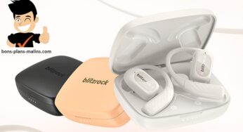 Promotion écouteurs sans fil BlitzRock CT3 à seulement 17,81€ (-46%) – 2 coloris 🎧