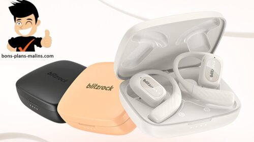 Promotion écouteurs sans fil BlitzRock CT3 à seulement 13,79€ (-40%) – 3 coloris 🎧