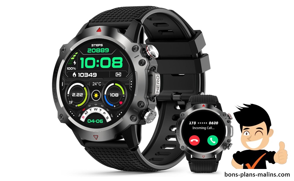 Promotion GedFong KR10 : la montre connectée 