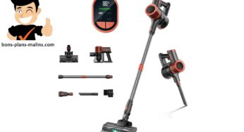 Promotion aspirateur balai sans fil JIGOO C200 : puissance et praticité à 99,99 € 🧹✨