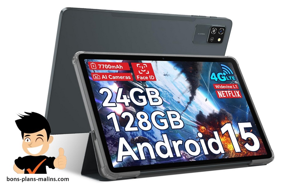 promotion tablette tactile android 15 blackview tab60 pro