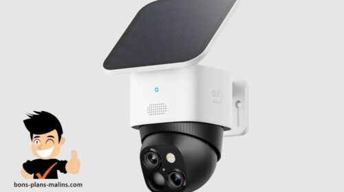 Sécurisez votre maison avec la caméra de surveillance extérieure eufy SoloCam S340 à 125,59 € ! 🔒☀️