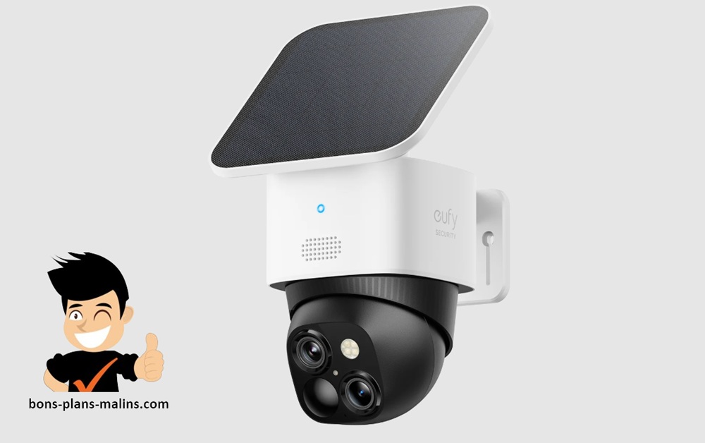 sécurisez votre maison avec la caméra de surveillance extérieure eufy solocam s340
