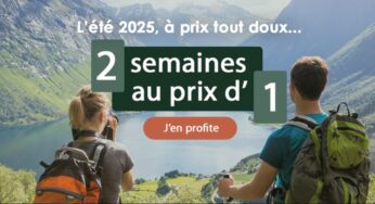 1 semaine achetée = 1 semaine gratuite cet été avec Montagne Vacances 🌄