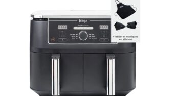 Promotion friteuse sans huile Ninja Foodi MAX DualZone 9,5L 143,99€ 🔥 cuisinez plus vite et plus sainement
