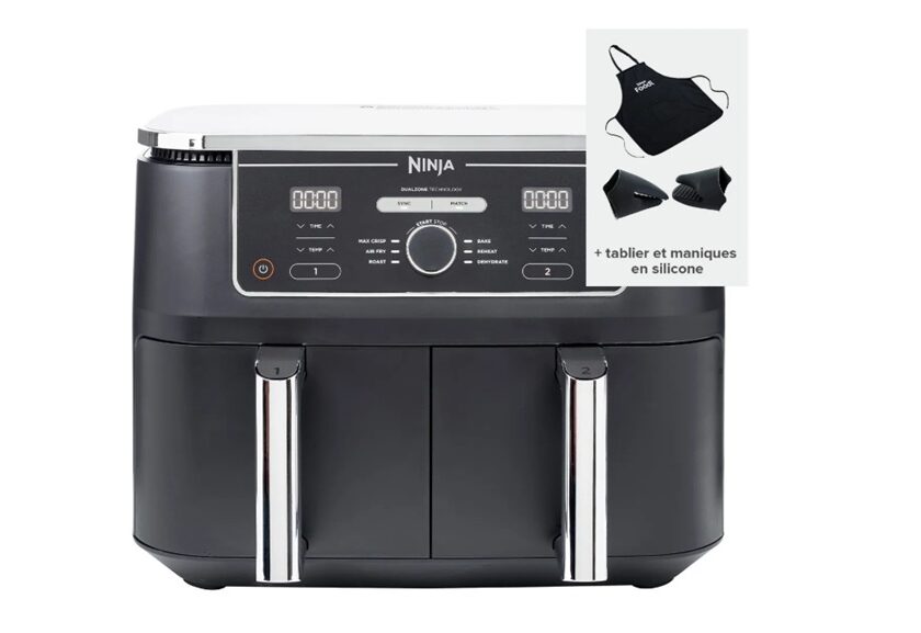 promotion friteuse sans huile ninja foodi max dualzone 9,5l