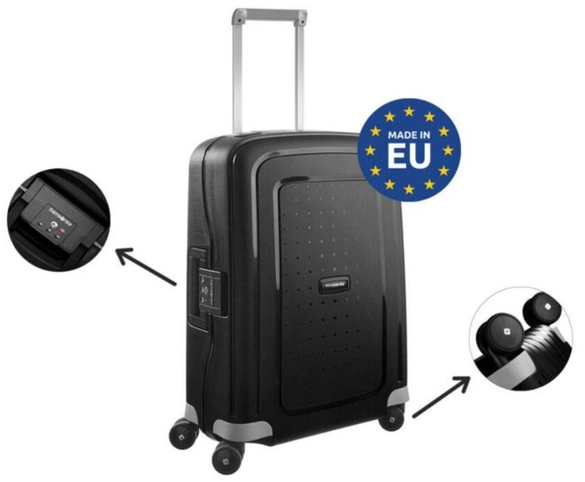 40% de remise sur les valises rigides samsonite s'cure