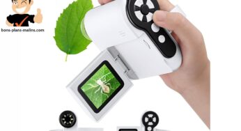 Promo microscope portable Kentfaith 1000X pour enfants à 47,24€ 🔬