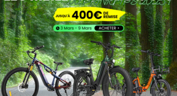 Vente de printemps vélos électriques sur Buybestgear : Lankeleisi MG600 Lite, Vakole EMT29 et Engwe L20 SE au meilleur prix