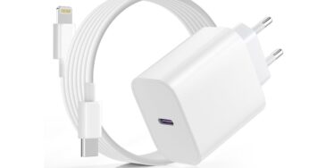 -50% : chargeur rapide 20W avec câble Lightning de 2 mètres à seulement 6,49€ !