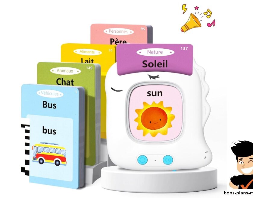 cartes éducatives montessori parlantes à moitié prix