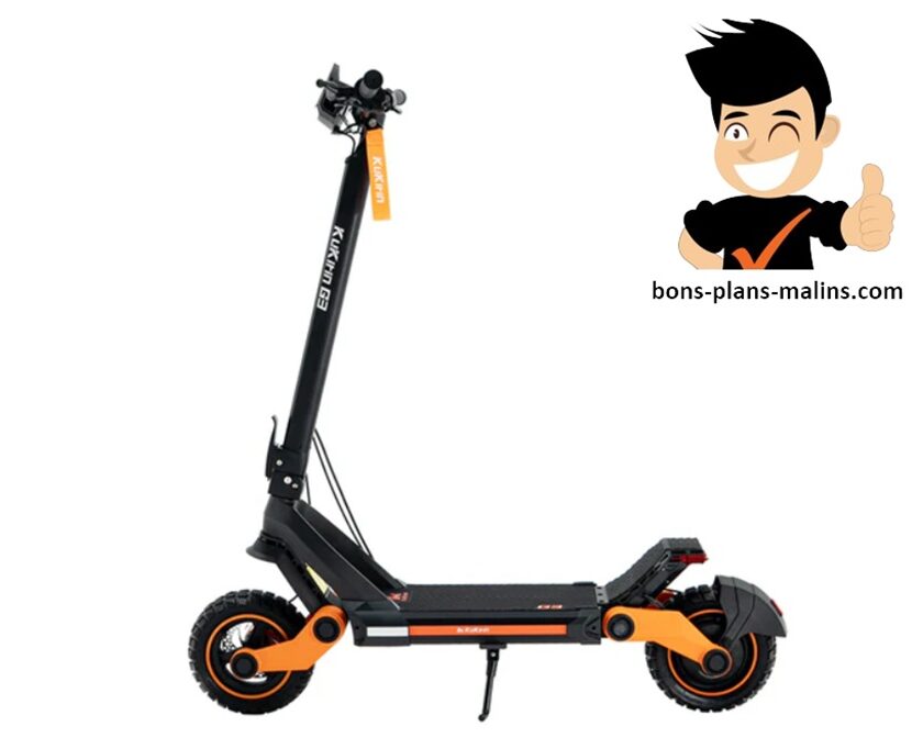la trottinette électrique tout terrain kukirin g3 1200w à prix choc