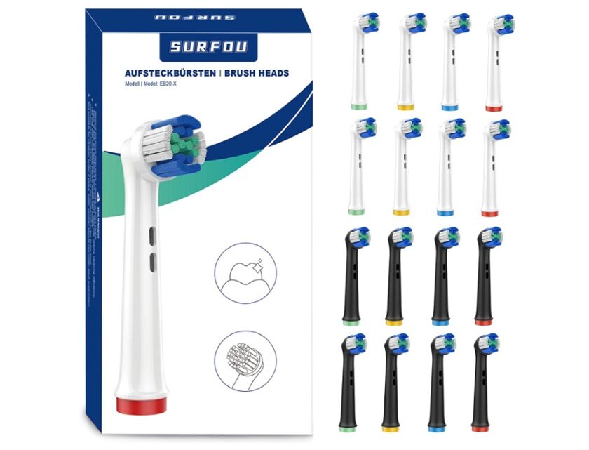 offre immanquable 16 brossettes de rechange compatibles oral b