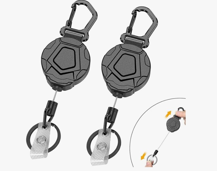 pratique et robuste 2 porte clés enrouleurs surfou moitié prix