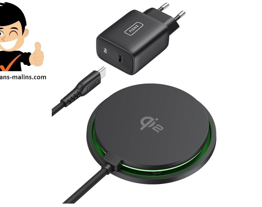 promo chargeur induction iniu snapgo pad pour iphone