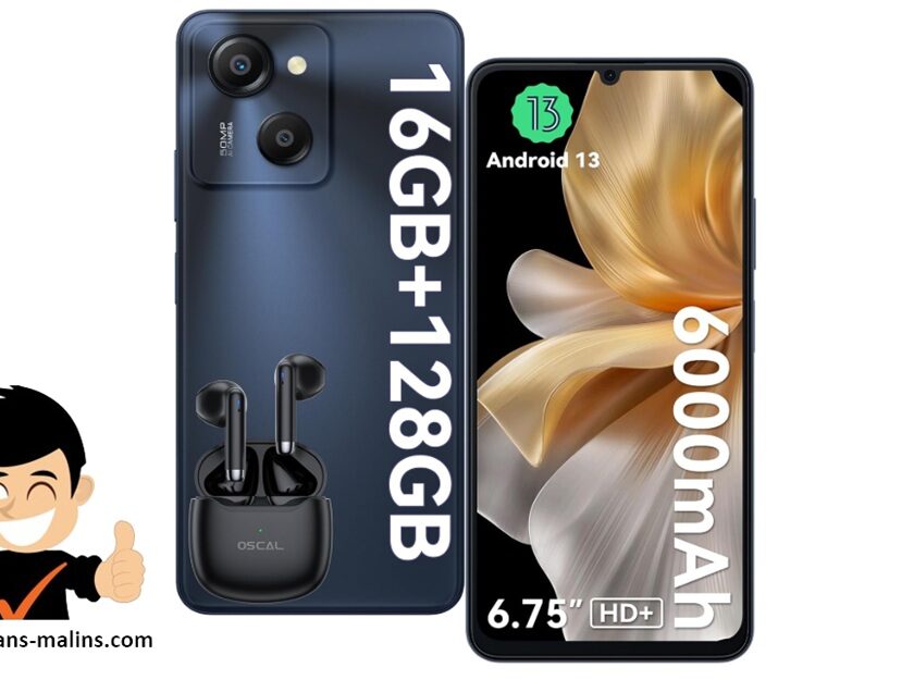 smartphone oscal modern 8 6,75 pouces au meilleur prix