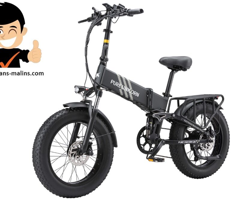 vélo électrique pliable pure unicorn u4 en promotion