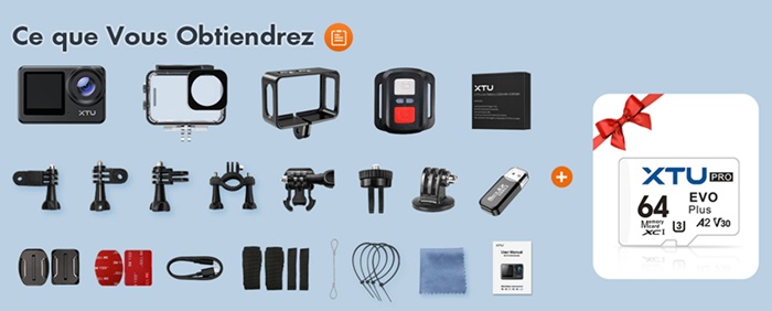accessoires inclus
