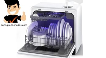 Le must du lavage nomade : lave-vaisselle BlitzHome avec réservoir d’eau à prix choc !