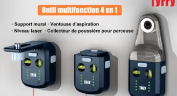 Bricolage malin : niveau laser ventouse aspirateur rechargeable Tyrry à prix cassé