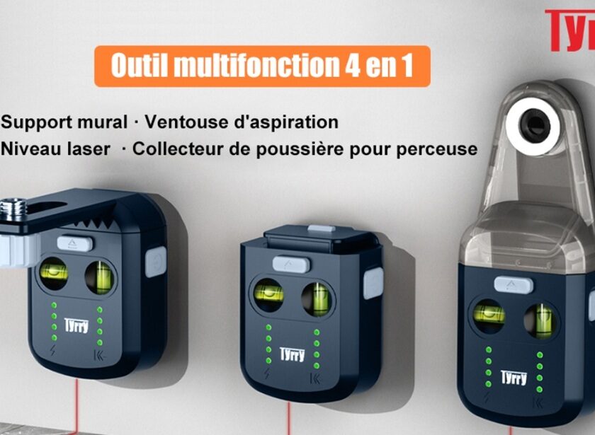 niveau laser ventouse aspirateur rechargeable tyrry à prix cassé