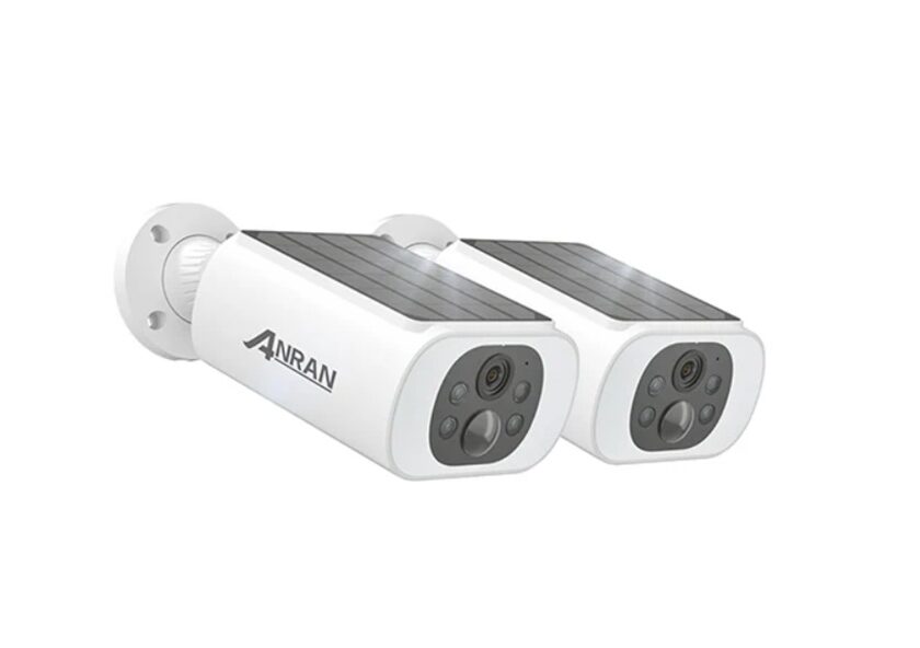 promotion lot de 2 caméras de surveillance wifi solaire anran c3 à prix choc