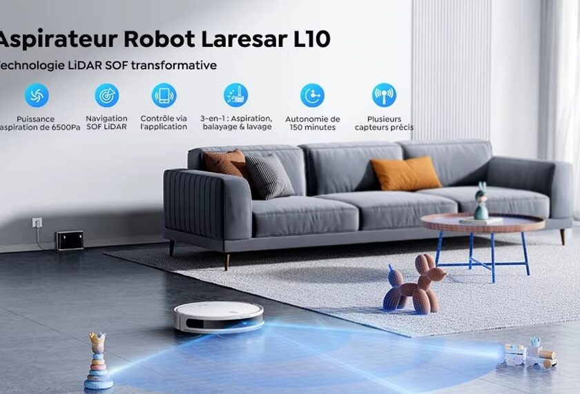 promotion robot aspirateur laresar l10