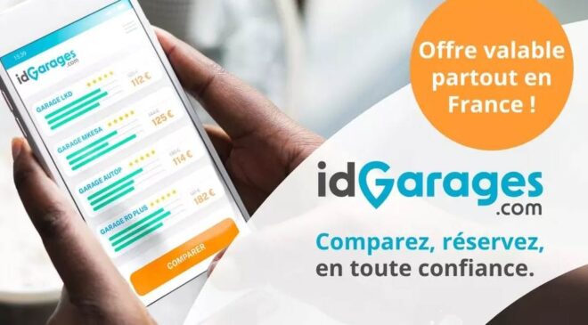 Bon d&rsquo;achat IDGarages moitié prix valable dans 5000 garages (50€ = 100€, 75€ = 125€) iDGARAGES