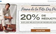 fête des pères skechers 20% de réduction