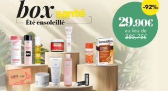Promotion Box Été Santé Magazine : 12 produits incontournables pour 29,90 € au lieu de 385,75 € !