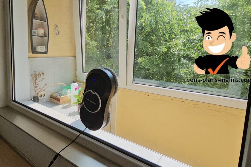 test complet du robot nettoyeur de vitres liectroux hcr 10