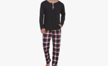 50% de réduction sur le lot de 2 pyjamas homme manches longues ekouaer