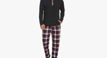 Offre spéciale : 50% de réduction sur le lot de 2 pyjamas homme manches longues Ekouaer (13,99€ les 2) ❄️👔