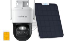 caméra de surveillance extérieure 4g à prix imbattable reolink trackmix lte avec panneau solaire
