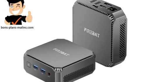 Offre flash mini PC FIREBAT T2 (Intel N150, 16 Go RAM, SSD 512 Go) à prix cassé :159€ !