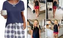 réduction sur les pyjamas courts femme ekouaer
