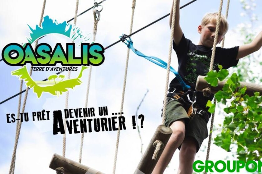 plongez dans l’aventure avec oasalis parc d’accrobranche à prix réduit